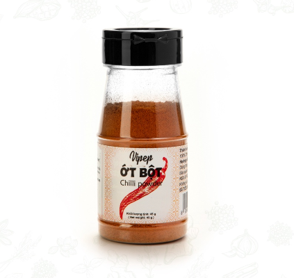 Ớt bột chỉ thiên hũ PET Vipep