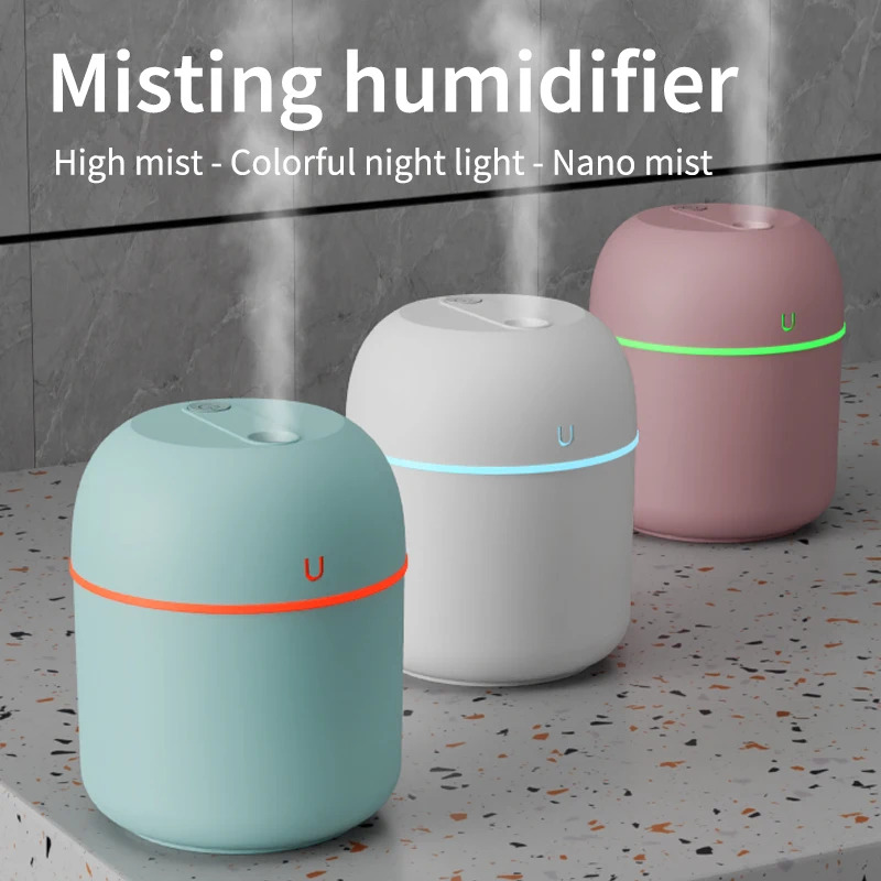 Máy tạo độ ẩm không khí USB mini, máy tạo độ ẩm nhỏ cho gia đình, máy điều trị hương thơm thông minh cho ô tô