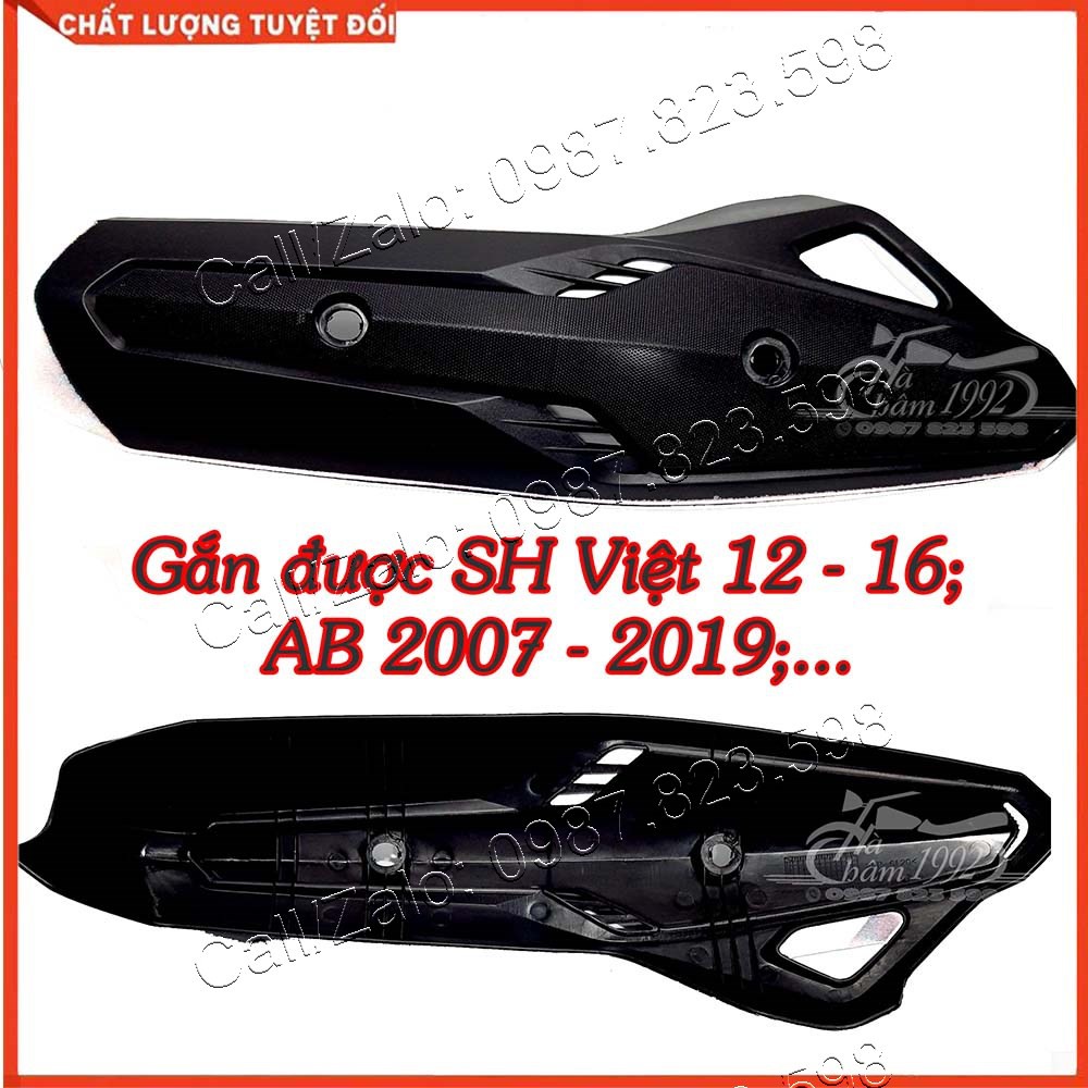 Ốp pô click thái lắp được cho sh 2012 - 2016, ab 2007 - 2020; ốp pô sh, ốp pô ab