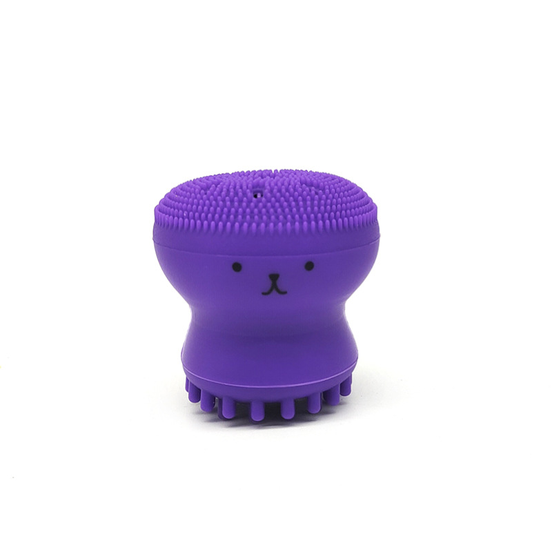 Bạch Tuộc Rửa Mặt, 100% Chất liệu Silicone y tế, Kích thước: 5,3 x 5,4 x 4,3cm SHOPER