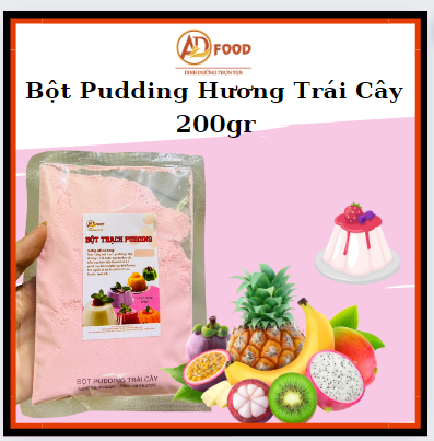 200gr bột pudding vị trái cây