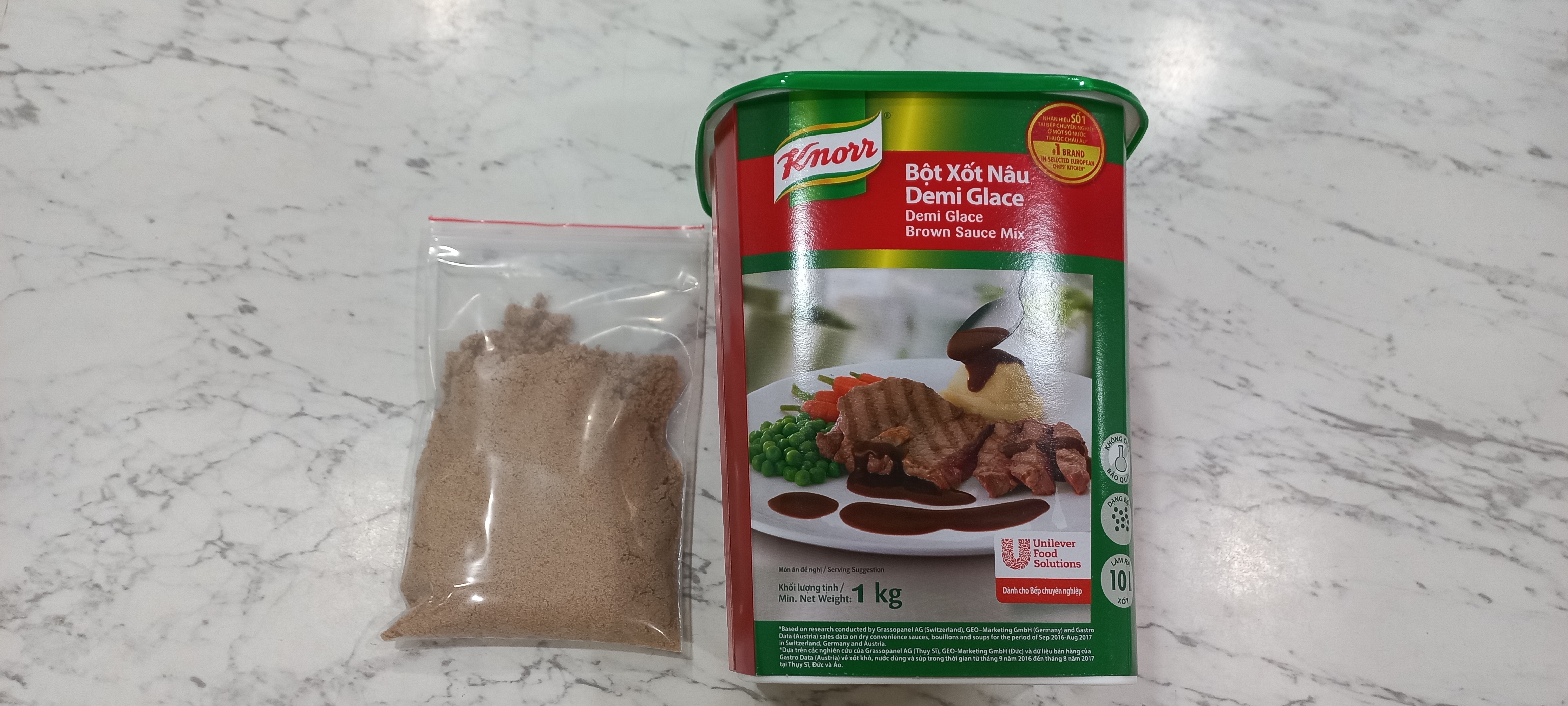 Bột sốt nâu Knorr Demi Glace 100g tui zip