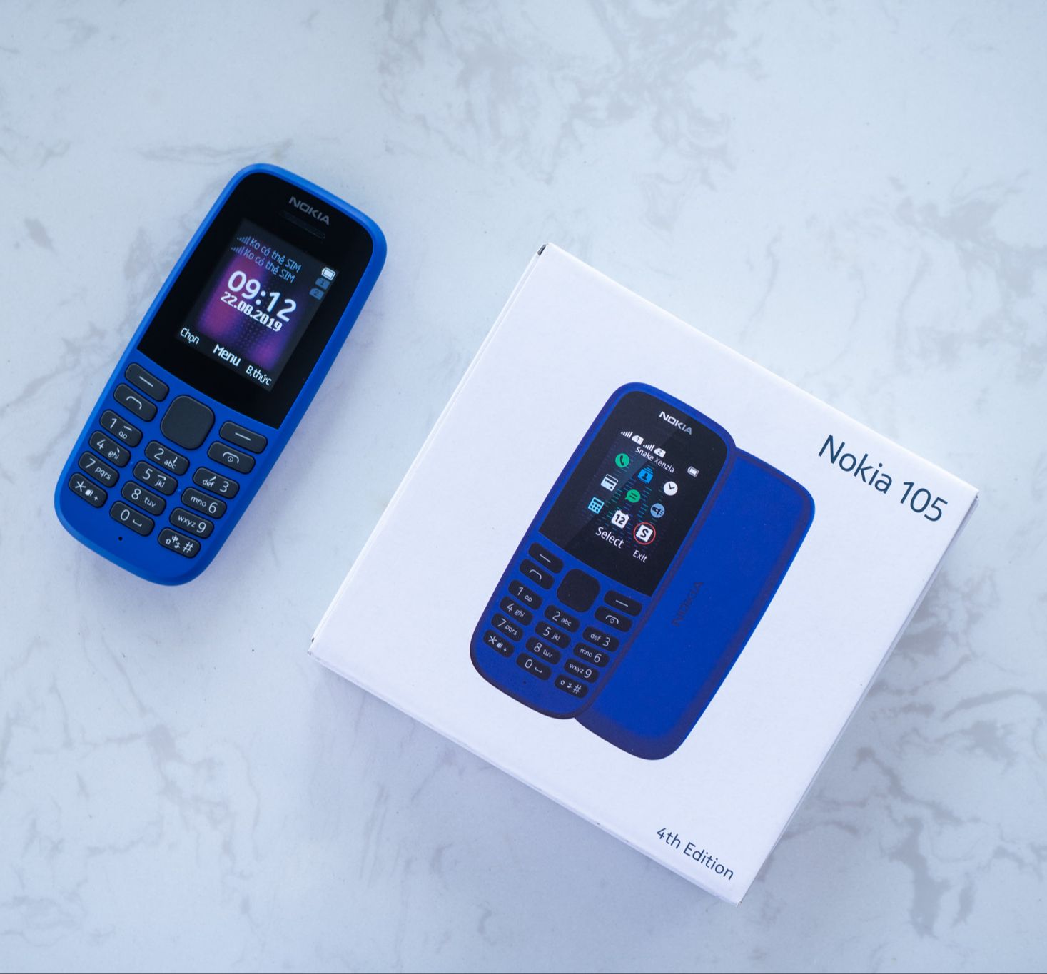 Điện thoại 4g nokia 105 new fullbox 2 sim kèm pin sạc, loa to sóng khỏe