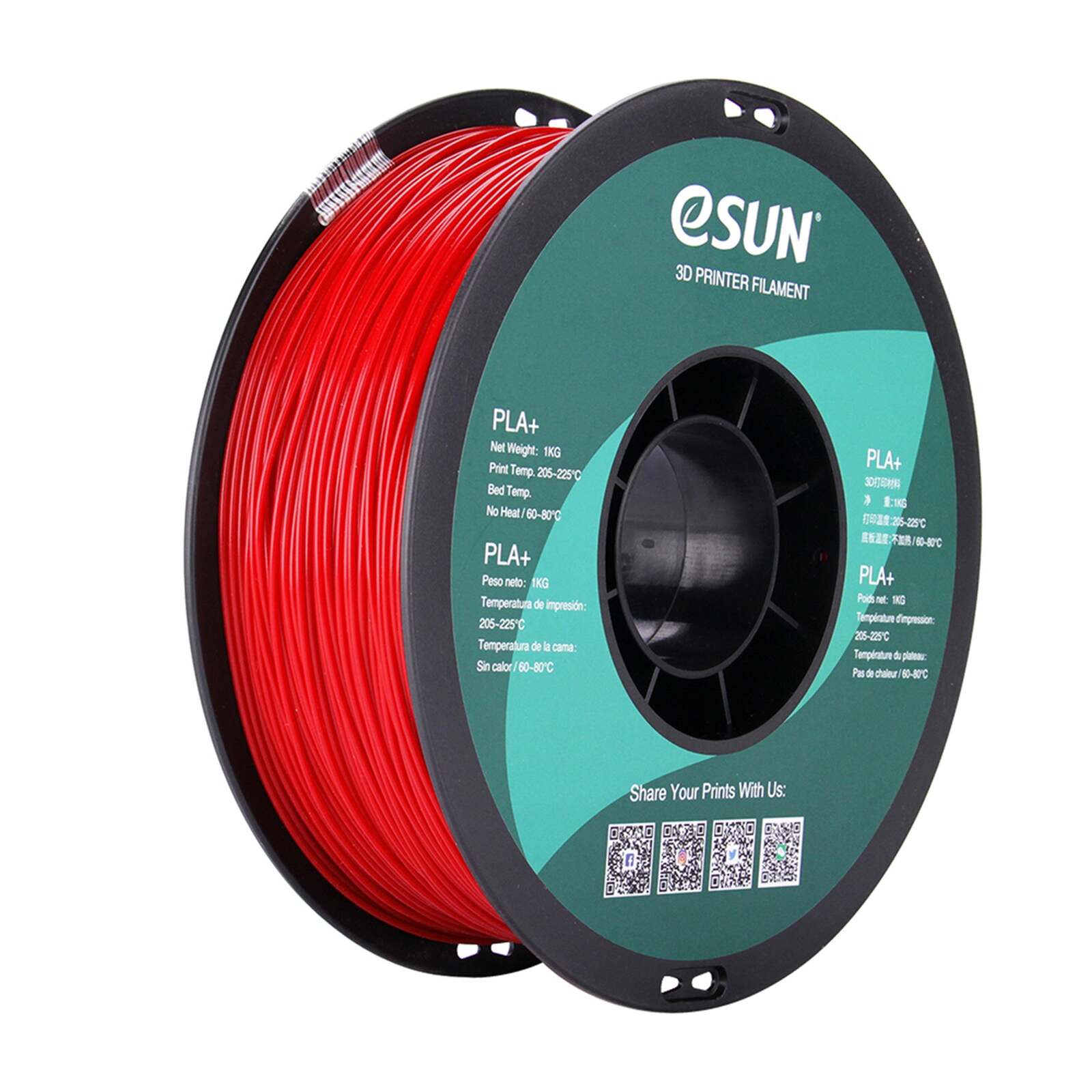 Nhựa in 3d pla+ filament - 1.75mm-