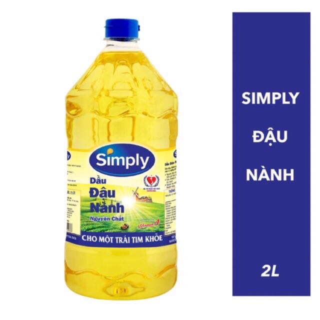 Dầu ăn đậu nành simply 1l- 2l