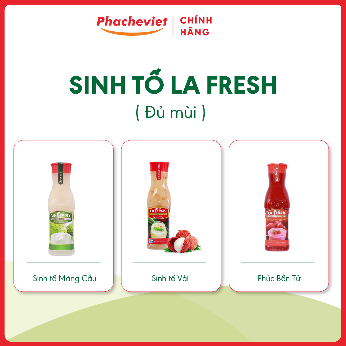 Sinh tố lafresh 650ml