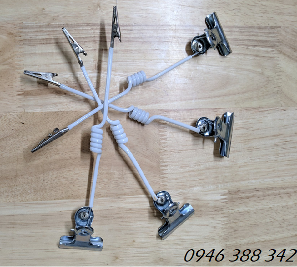 Kẹp lò xo, kẹp wobbler lò xo, kẹp sale quảng cáo P 09