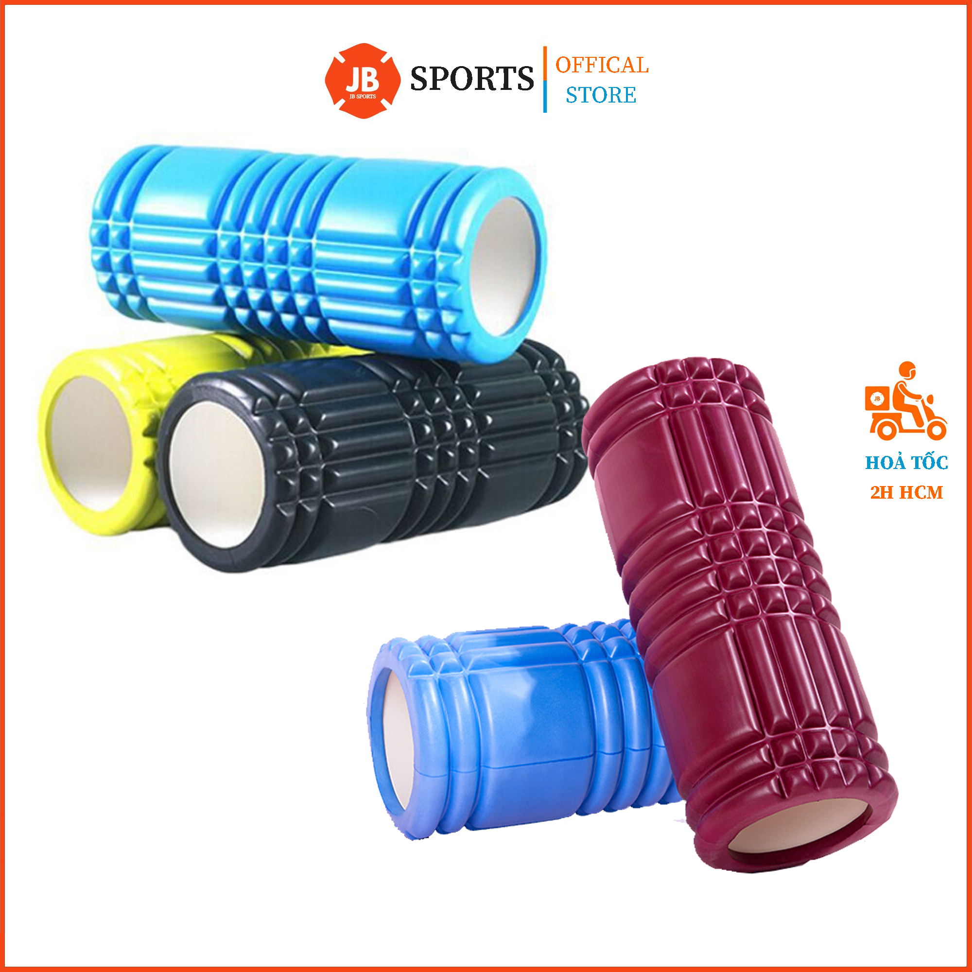 Con lăn yoga, con lăn gruper massage, dãn cơ tập gym hàng chuẩn