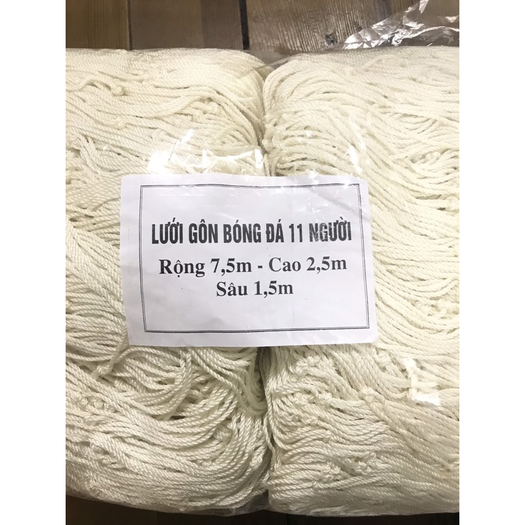 Lưới gôn bóng đá 11 người chất liệu dù siêu bền đẹp chất lượng cao - lưới gôn bóng đá 11 người