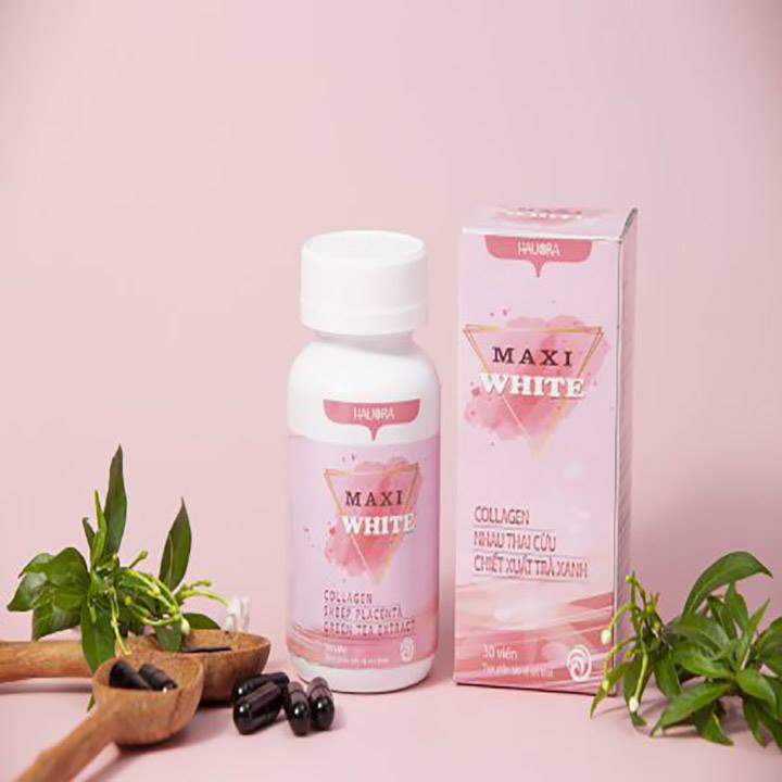 Viên Uống Trắng Da Collagen Maxi White Hauora