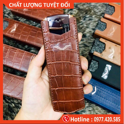 ⚡ Bao da Vertu Singature S đứng không nắp ⚡