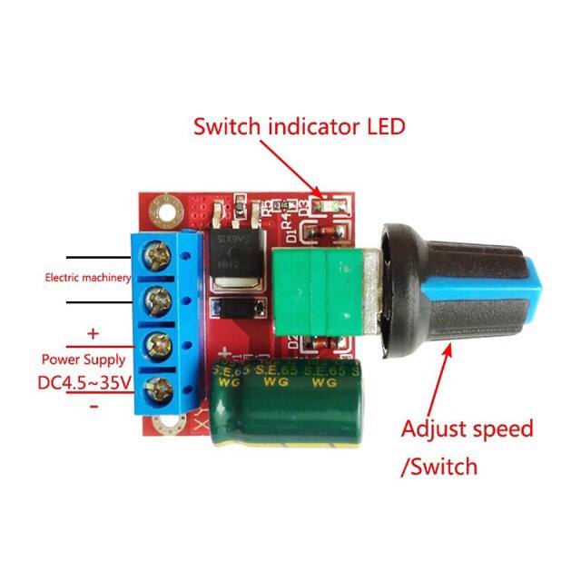 [HCM]Mạch điều tốc 12v 5A 20kHz