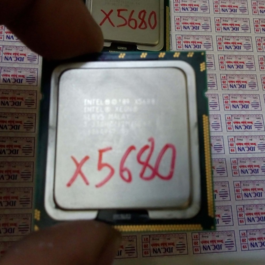 cpu xeon X5680, X5675, X5670, X5650 L5640 X5570 X5550 X5647 E5620 L5630 E5520 Socket 1366 dành cho Game và Workstation, Render