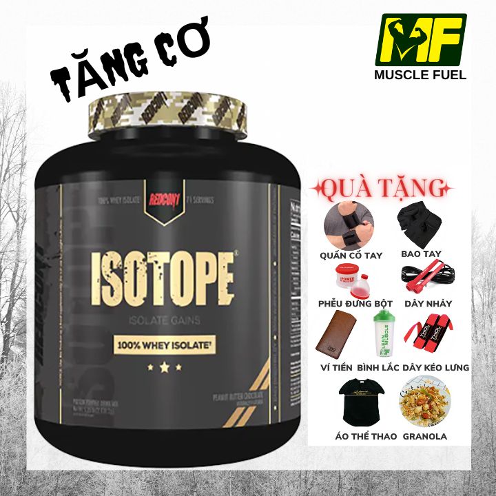 Quà tặng REDCON1 ISOTOPE 100% WHEY ISOLATE PROTEIN, 5LBS 71 LIỀU DÙNG