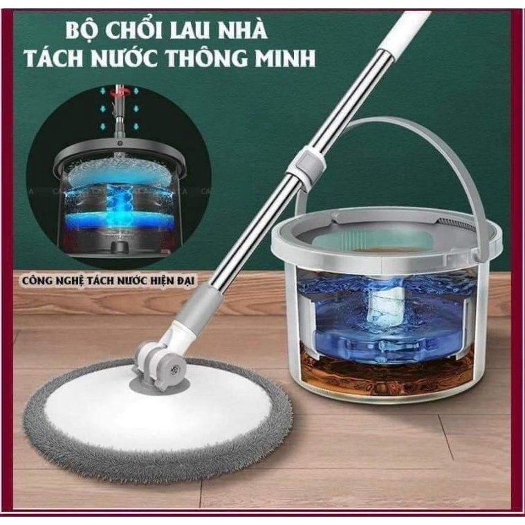 Chổi lau nhà thông minh tách nước bẩn k9 xoay 360 độ công nghệ nano, cây lau nhà thông minh tách nước bẩn, chổi lau nhà thông minh tắt nước bẩn. bảo hành 1 đổi 1