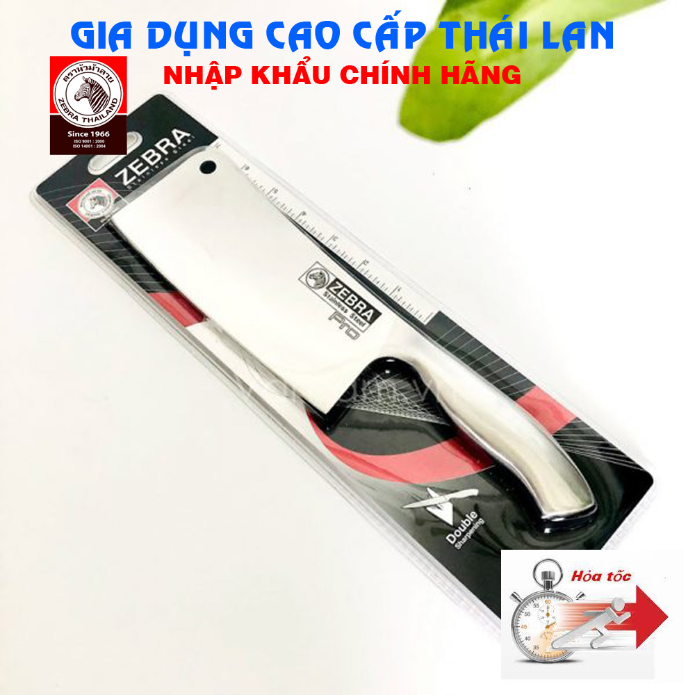 Dao chặt xương inox zebra pro ii 7'' - 100269