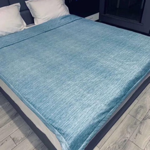 Chăn Hè Muji cotton đũi 1 màu [ Kéo sang để xem video]