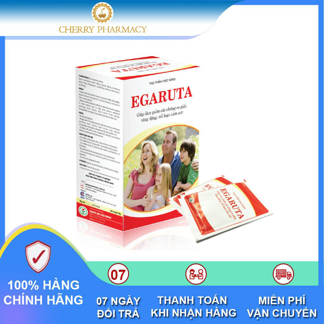 Cốm Egaruta dành cho trẻ bị động kinh co giật hộp 30 gói
