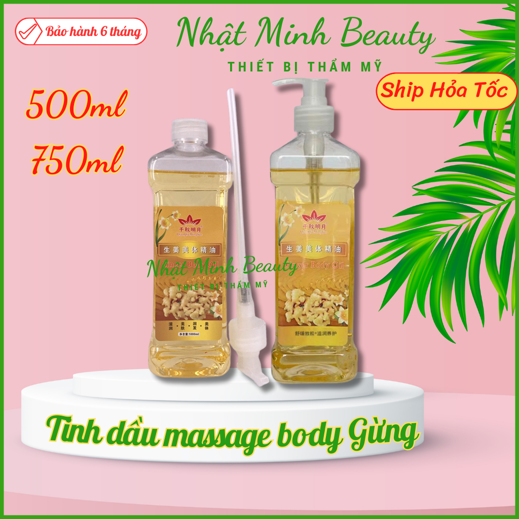 Tinh dầu massage Gừng cao cấp | Tinh dầu gừng