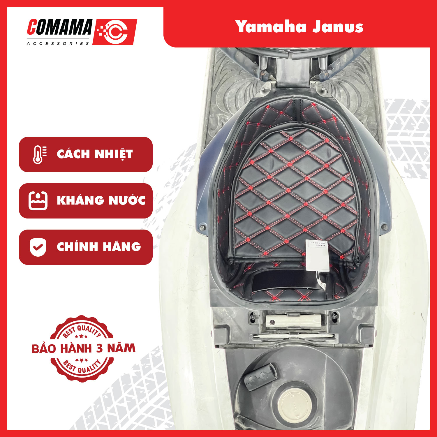 Đệm lót cốp da xe yamaha janus/ nvx /grande/ latte/ freego túi cốp cách nhiệt chống sốc