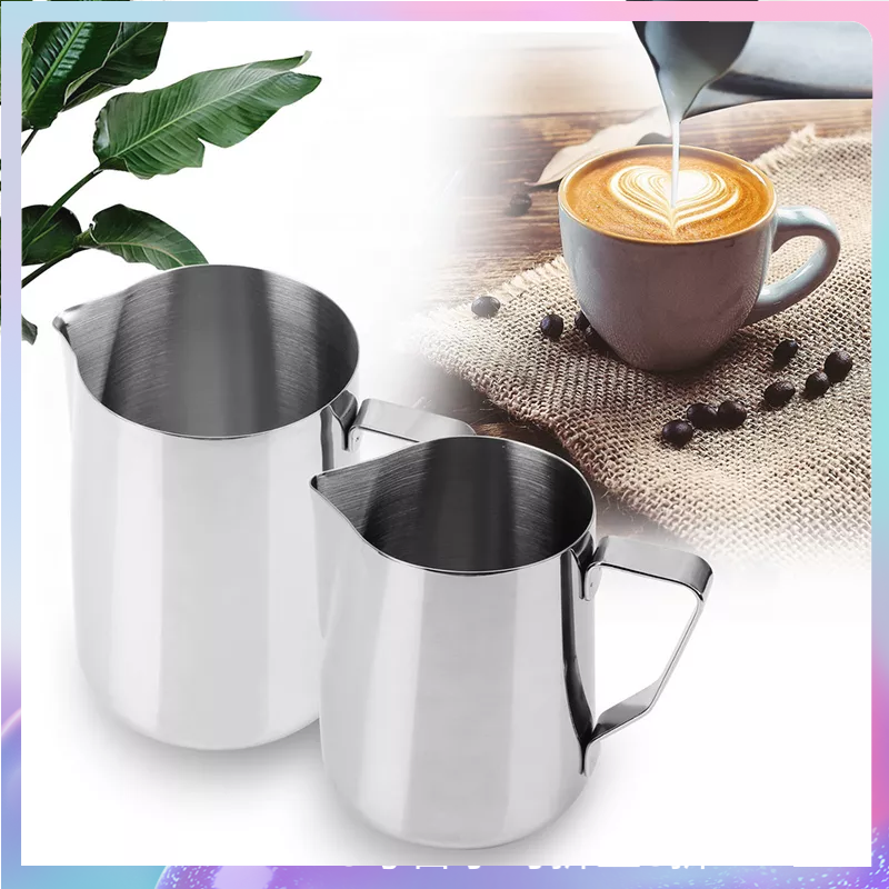 350/600ML Bình Pha Cà Phê Tạo Bọt Bằng Thép Không Gỉ Cốc Hoa Kéo Bình Sữa Cà Phê Cappuccino Cốc Pha Sữa Cốc Pha Espresso Bình Tạo Bọt Sữa Nghệ Thuật Latte Cốc Cà Phê Dụng Cụ Nhà Bếp