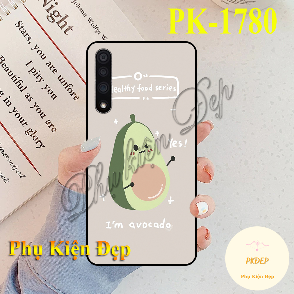 [HCM]Ốp lưng Vsmart Live - Ốp dẻo đen in hình trái bơ so cute