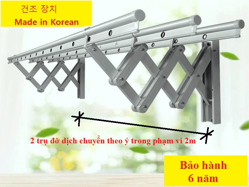 Giàn phơi thông minh gắn tường STAR 888