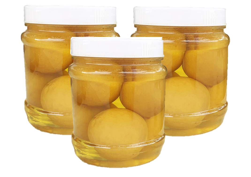 Combo 3 Lọ Chanh Muối Bến Tre 400g - Chanh muối có mật, nhà làm, nguyên chất 100%, cam kết đảm bảo không hóa chất