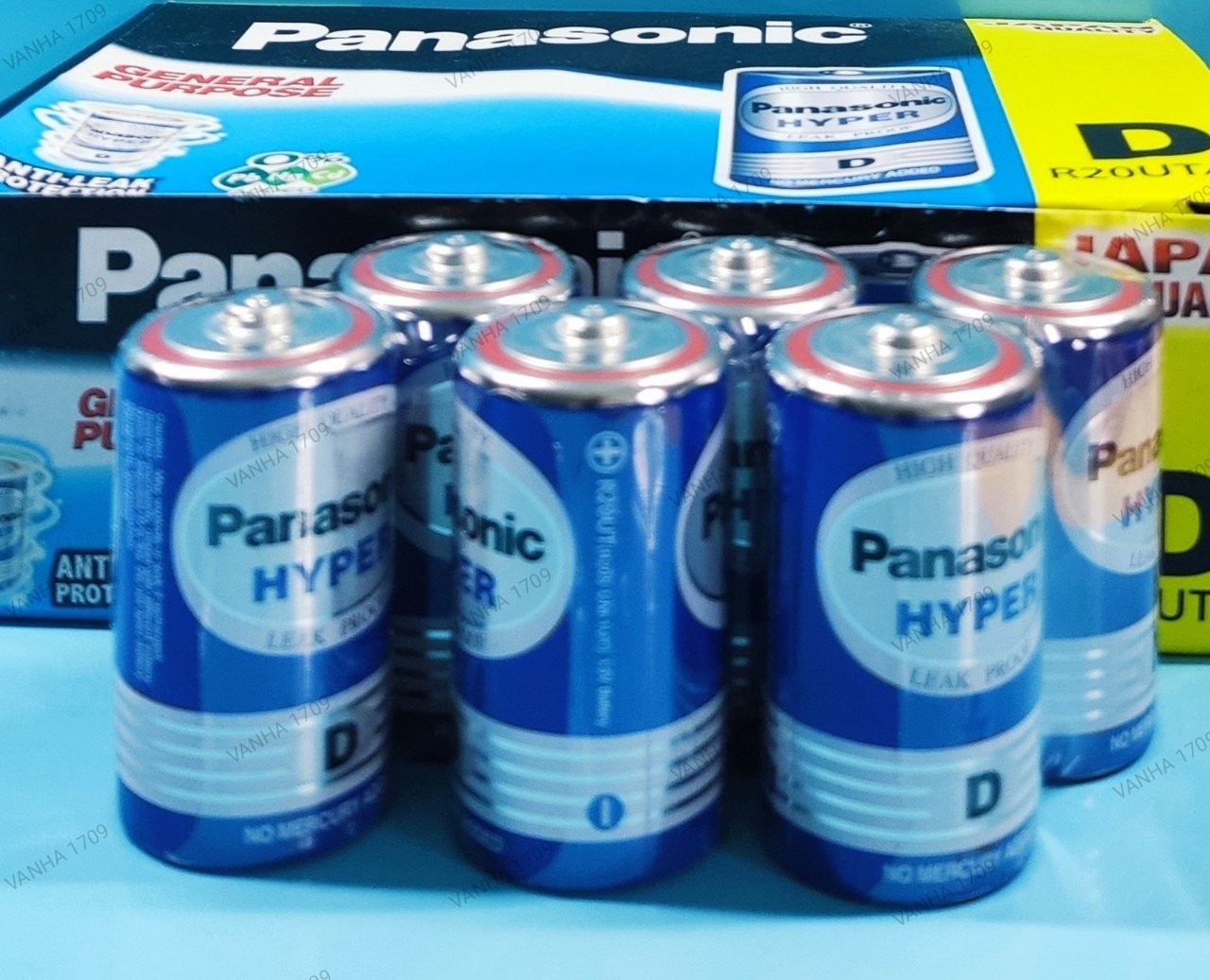 PANASONIC pin size D (cỡ đại) 1.5V