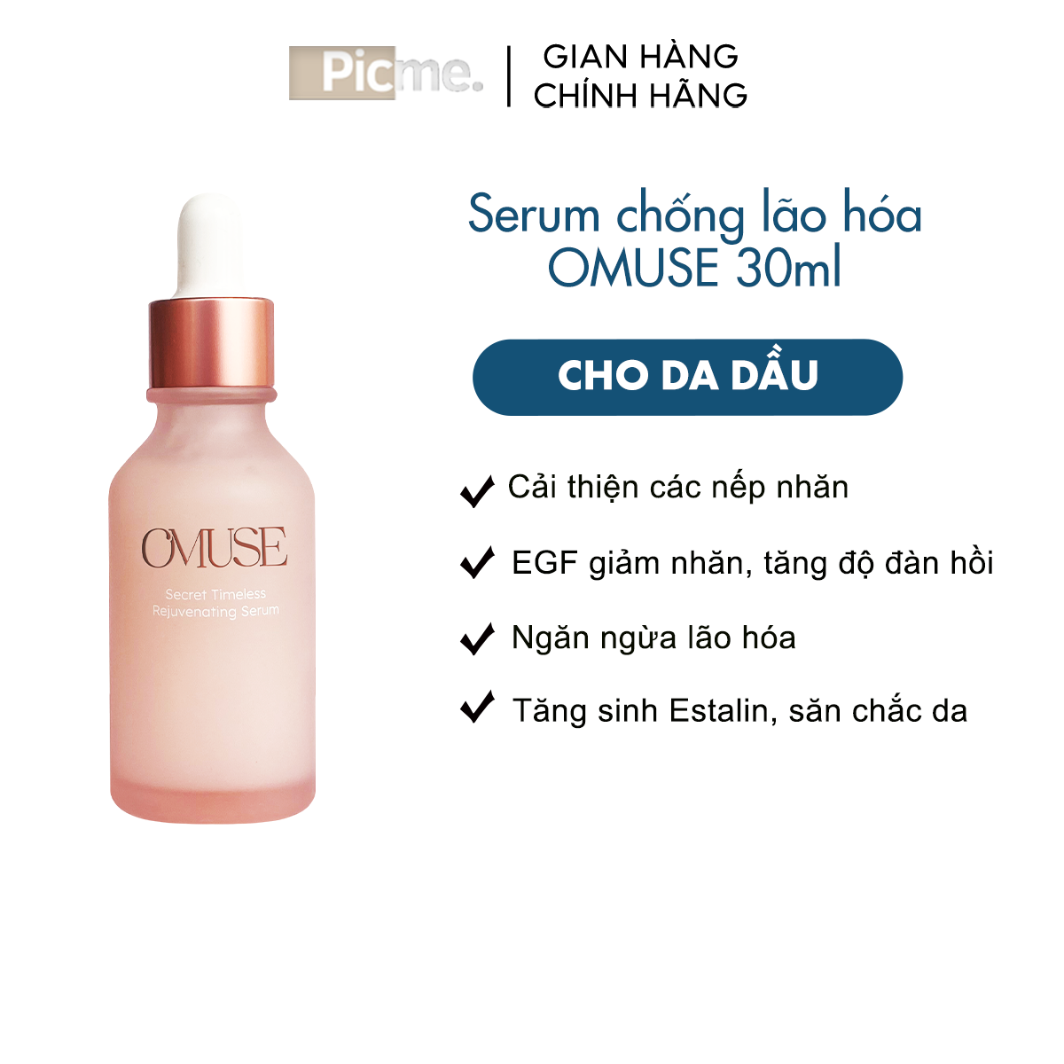 Tinh Chất Chống Lão Hóa OMUSE Secret Timeless Rejuvenating 30ml