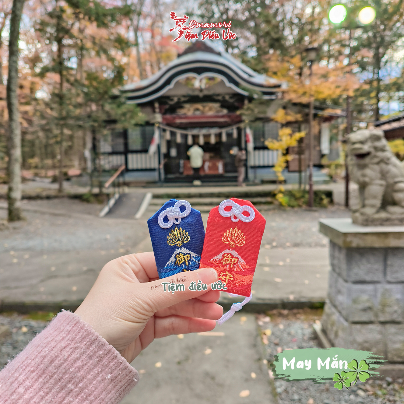 Hàng Nhật Omamori May Mắn - Từ Đền tại Nhật Bản - Hàng thật - Quà tặng ý nghĩa