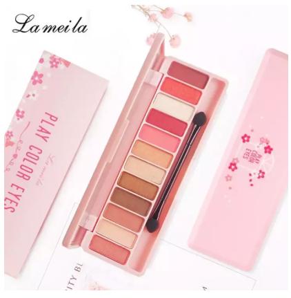 Bảng phấn mắt lameila 12 màu thời thượng phấn mắt nội địa trung bảng màu mắt xp-pm051 13g