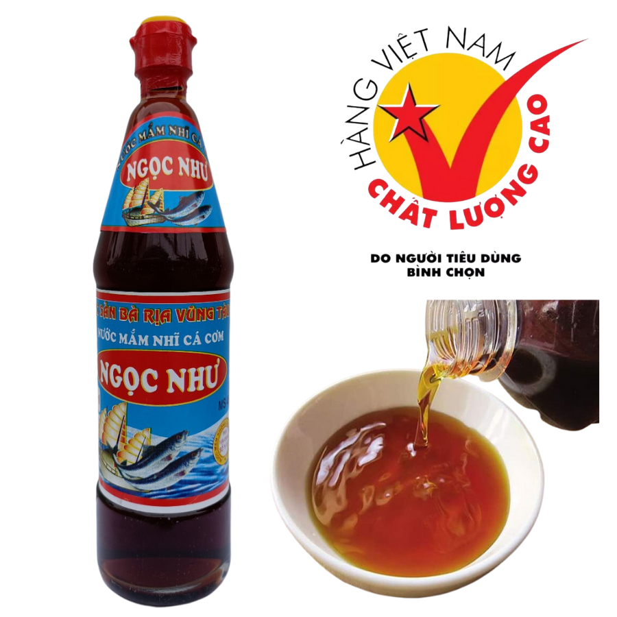 Chai 750ml - Combo 2 chai - Nước mắm nhỉ cốt y cá cơm truyền thống vũng tàu
