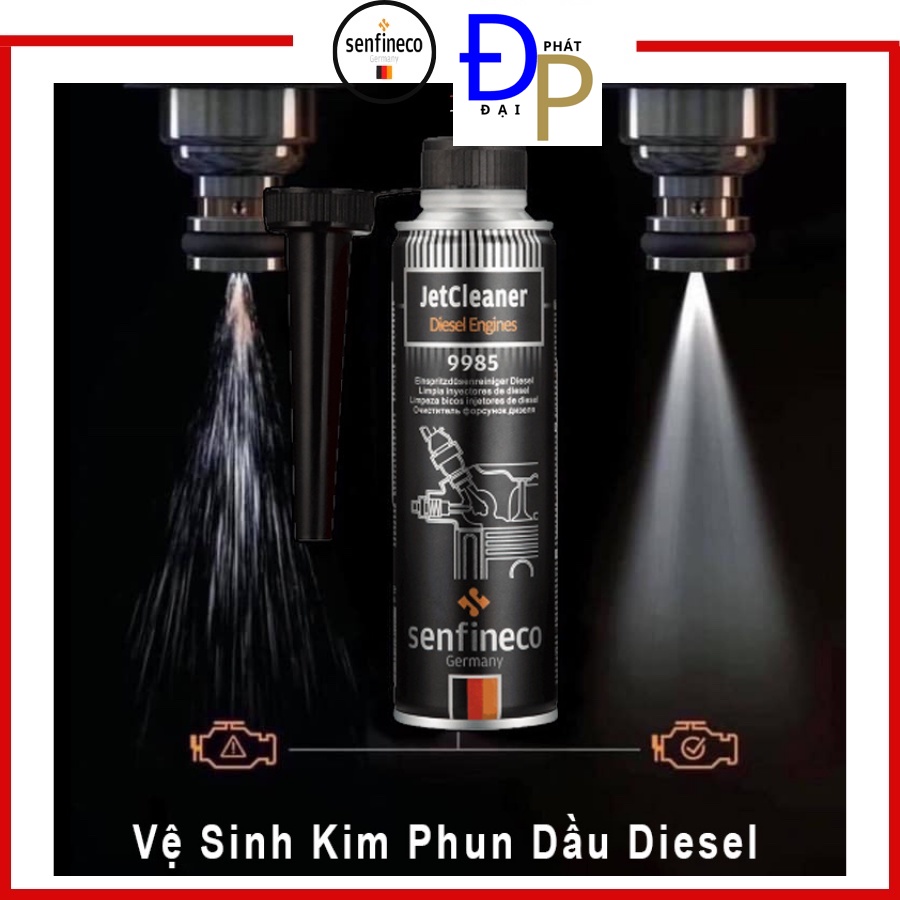 Súc Béc Và Vệ Sinh Kim Phun Dầu Diesel Senfineco 9985 Của Đức