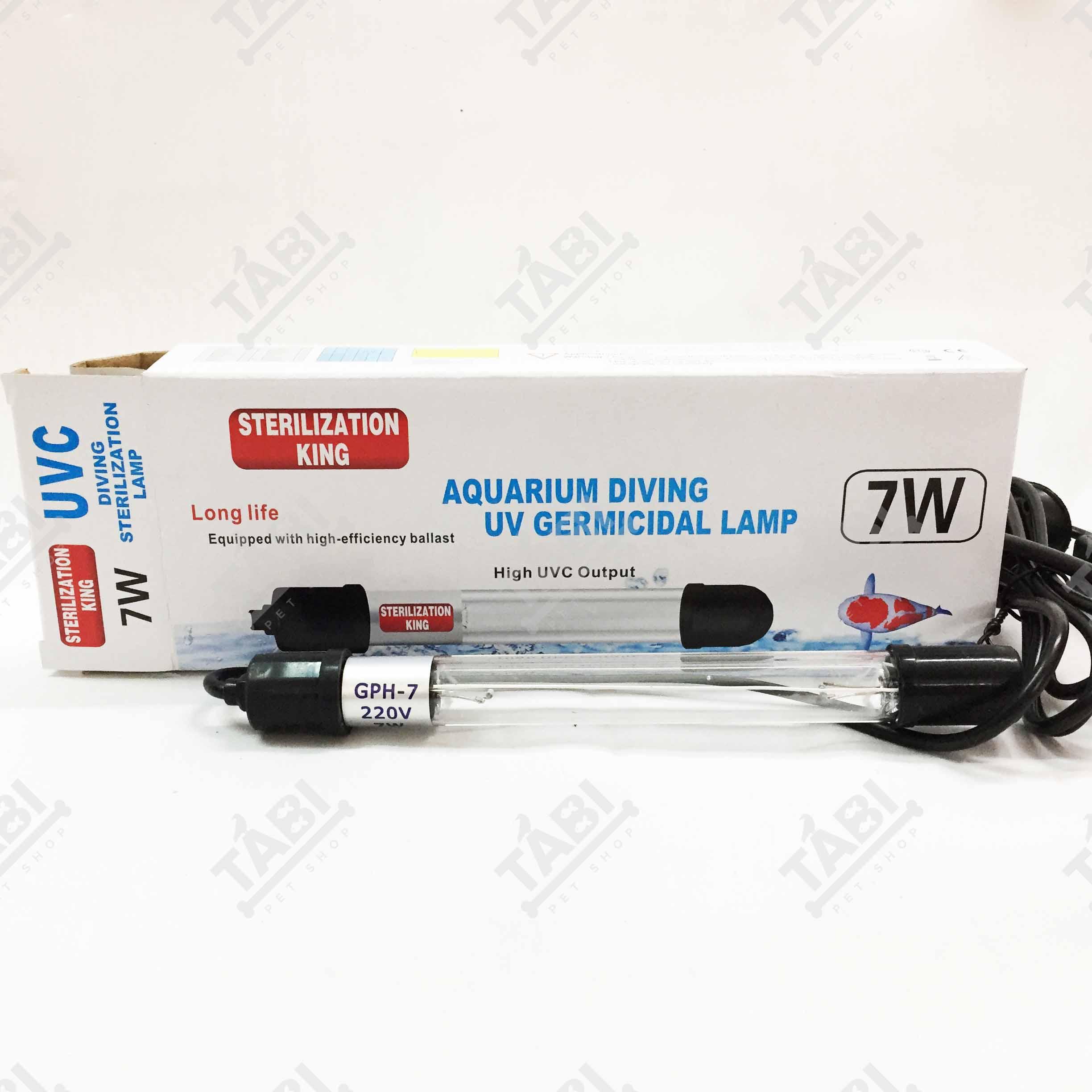 Đèn UV 7W Tiêu Diệt Rêu Hại Cho Hồ Cá Thuỷ Sinh Sterilization King