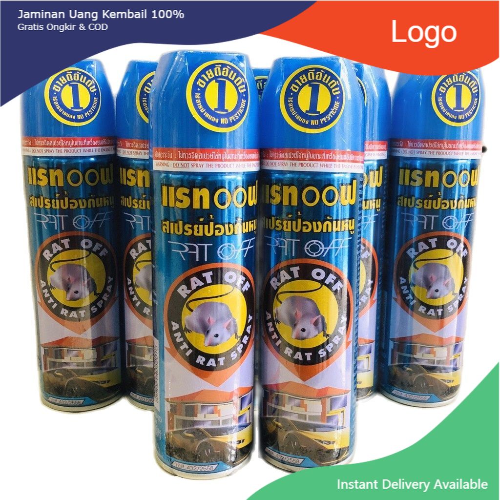 Combo 3 bình xịt đuổi chuột rat off hàng chuẩn thái lan 200 ml