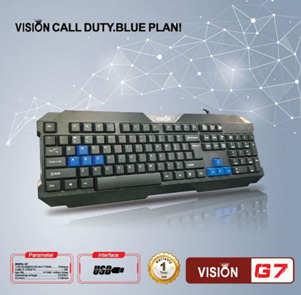 Bàn phím Vision G7 siêu bền
