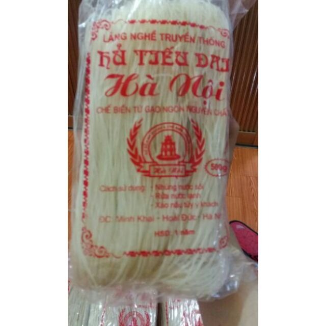 Gói 500g mì hủ tiếu đại Hà Nội.