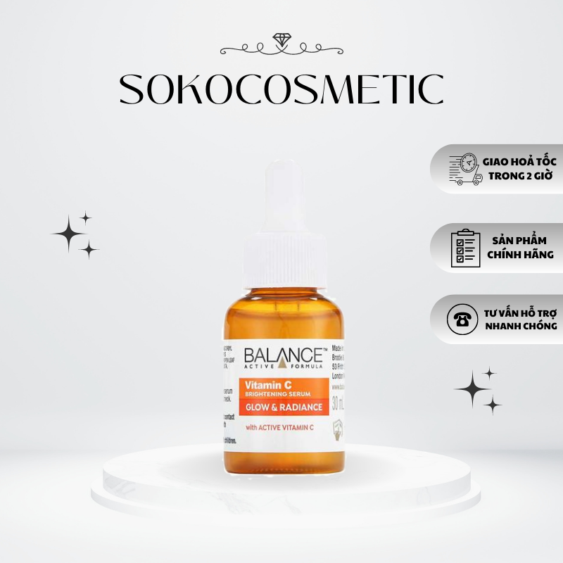 Serum vitamin c balance mờ thâm sáng da hỗ trợ giảm thâm nám the balance