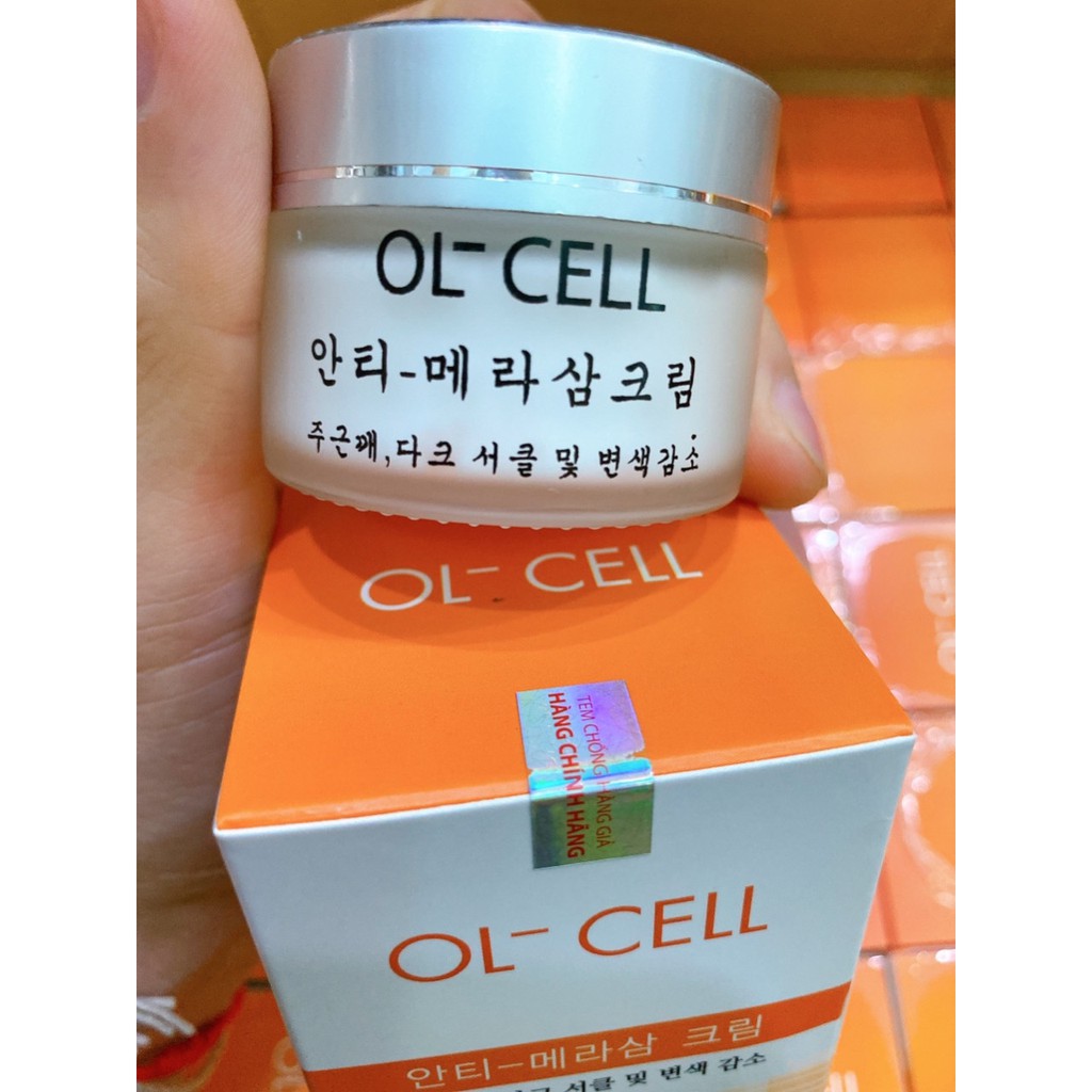 Kem giảm nám Ol cell, kem giảm nám, tàn nhang hiệu quả, hút chì, thải độc da