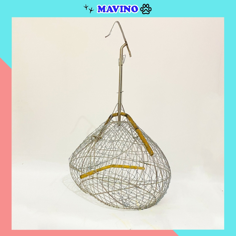   Hoàn Tiền 10%  Lồng bẫy chào mào chim khuyên chất liệu inox giá rẻ siêu nhạy 