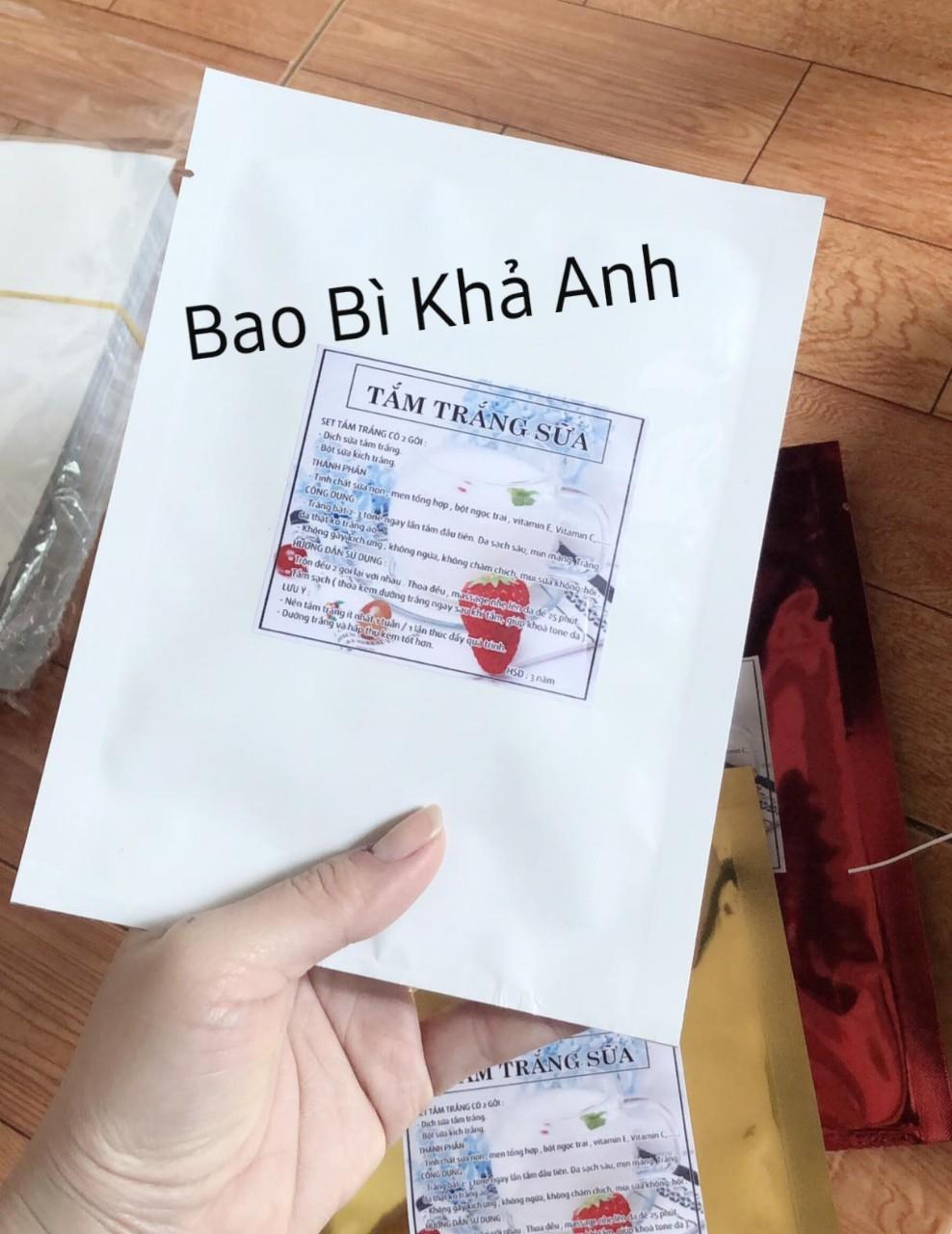 TÚI 3 BIÊN SỮA SỮA TÚI 2 MẶT ÉP MIỆNG - khách chọn size