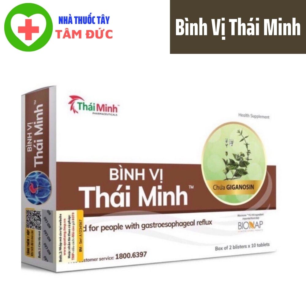 Bình Vị Thái Minh - hỗ trợ giảm đau dạ dày từ thảo dược