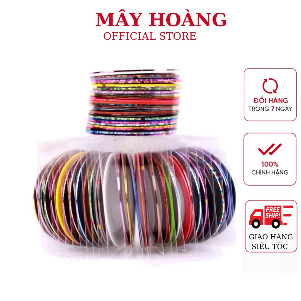 Set dây kim ngân 30 cuộn 30 màu