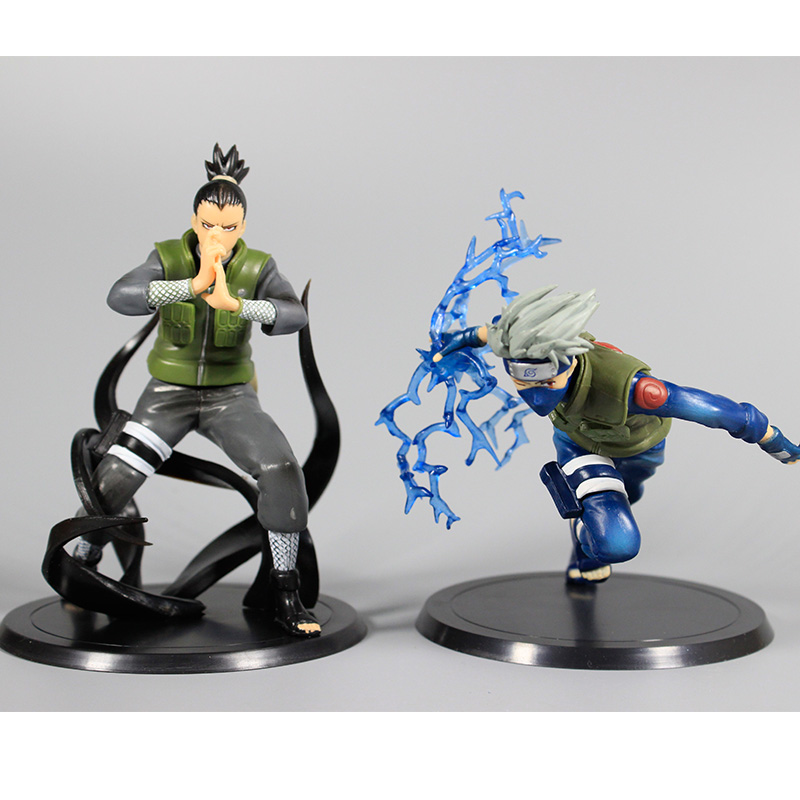 Combo 2 Mô Hình Naruto Anime Shippuden Kakashi Chidori và Shikamaru Nara Cao Cấp