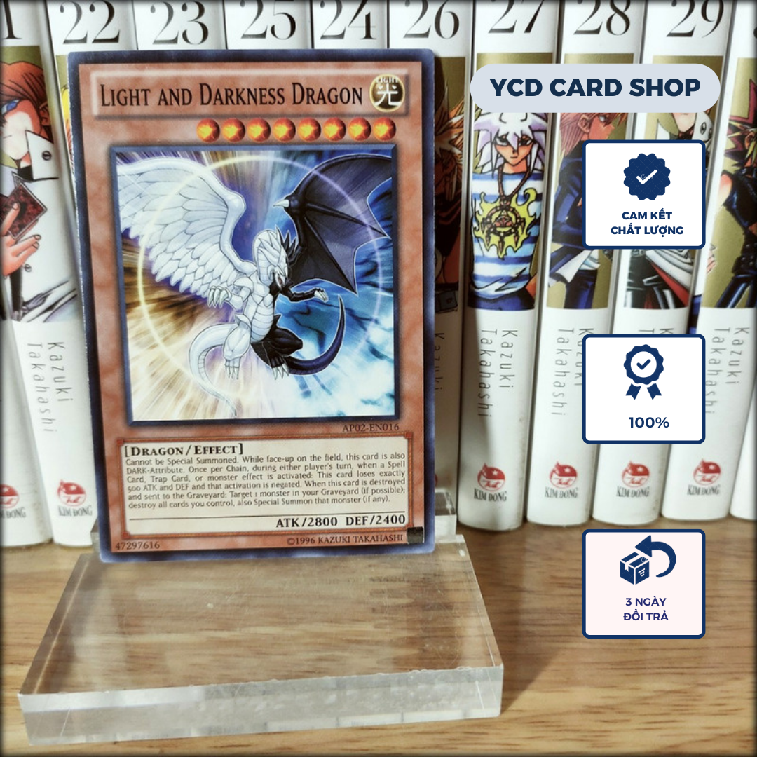 [YCD Yugioh] Thẻ bài Yugioh Chính Hãng Light and Darkness Dragon - Common
