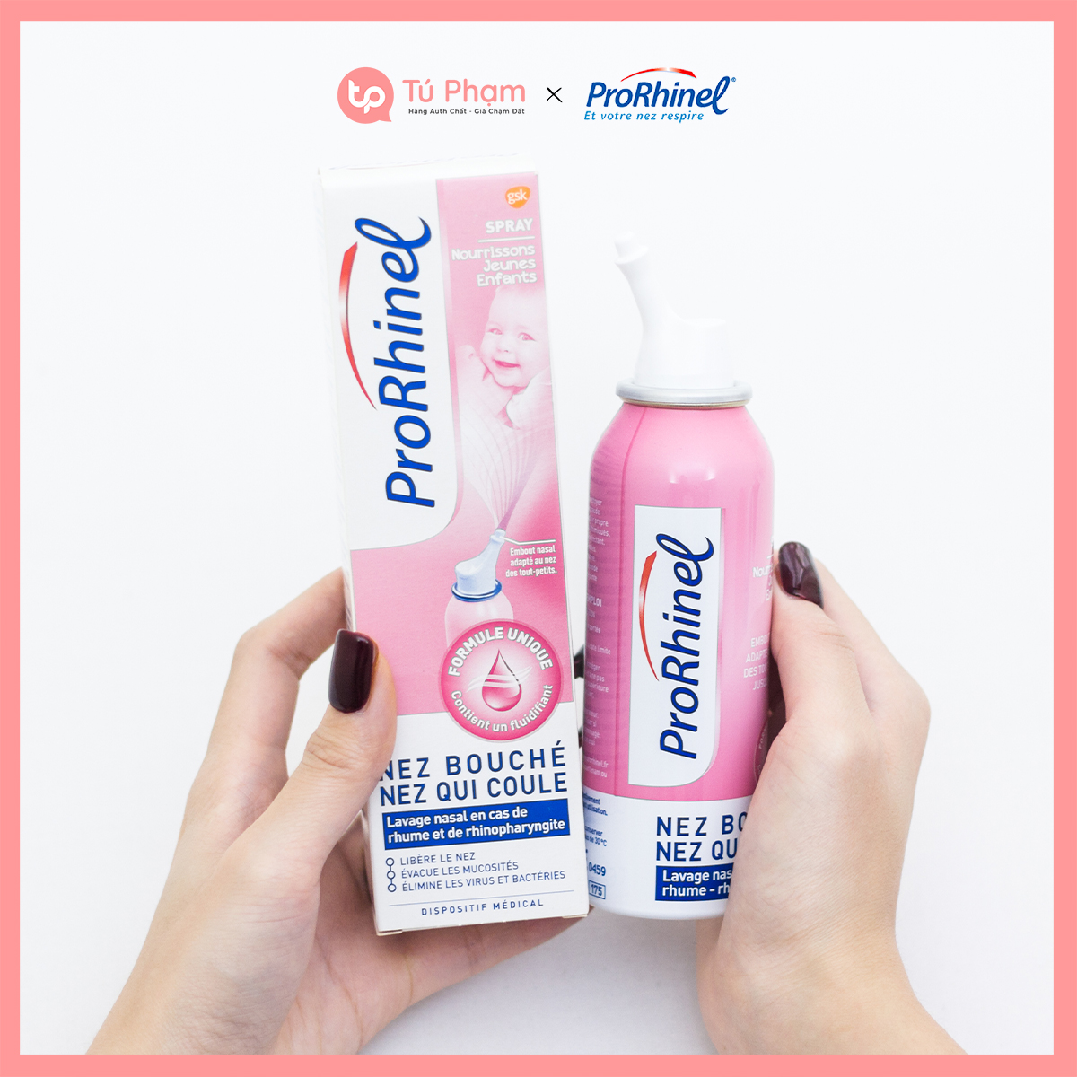 Xịt Mũi Cho Bé ProRhinel Spray Nourrissons - Jeunes Enfants 100ml