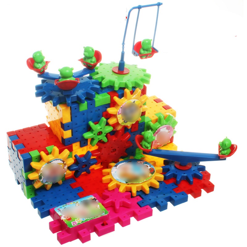 [HCM]Bộ ghép 81 miếng điện bánh răng 3d - Bộ Điện Bánh Răng 3D Xếp Hình Xây Dựng - Bộ Dụng Cụ Nhựa Gạch - Đồ Chơi Giáo Dục Cho Trẻ Em