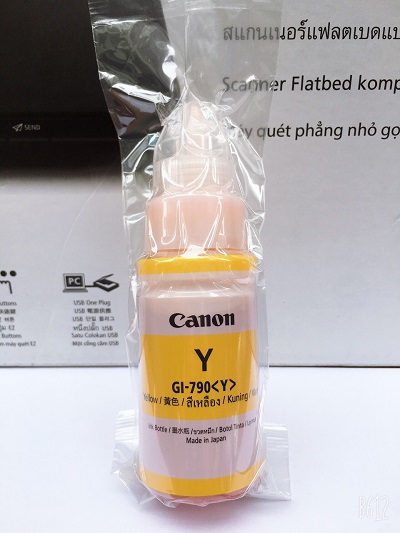 [HCM]Mực Canon 790 dùng cho G1000/G2000/G300/G4000/G1010/G2010/G3010/G4010 Màu Vàng