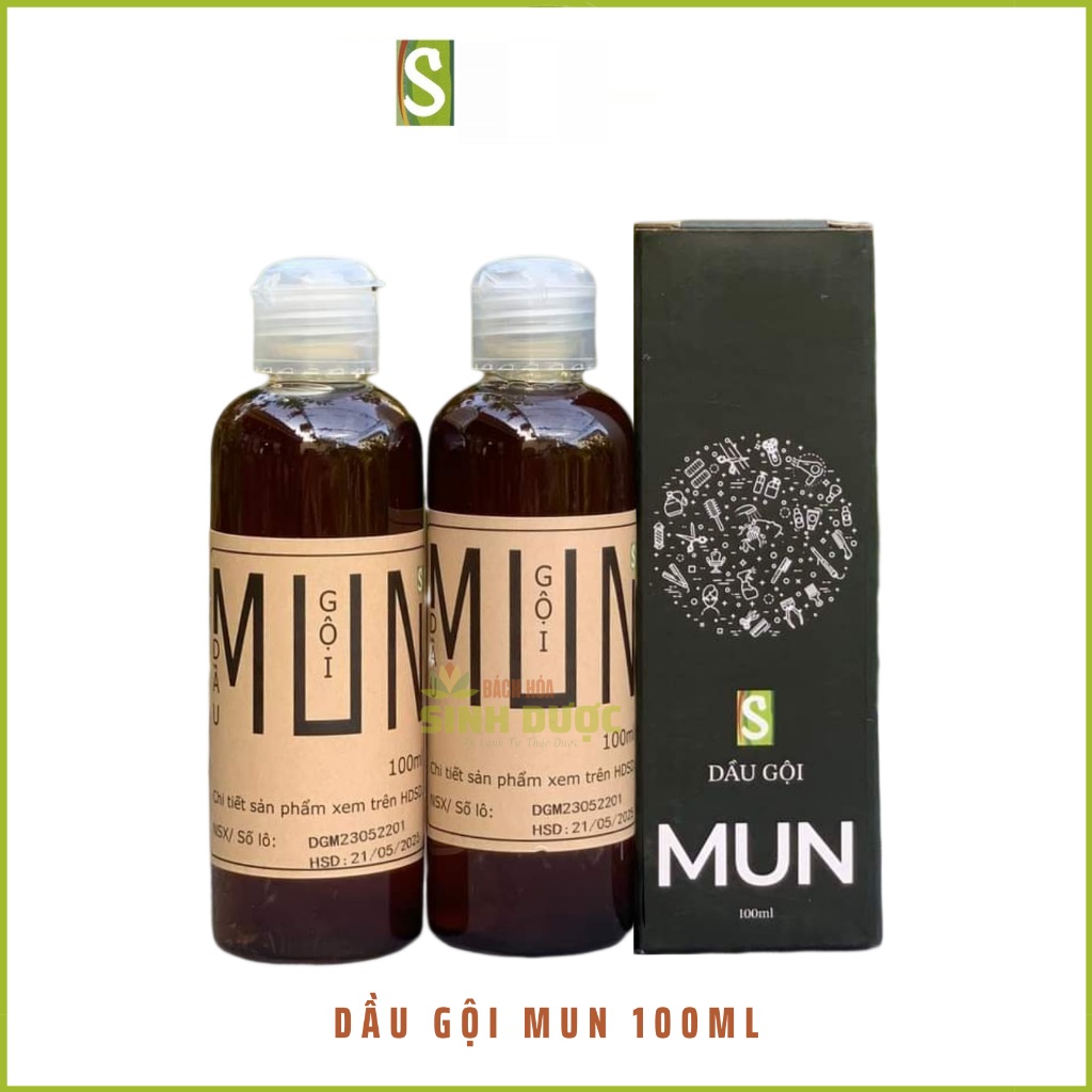 Dầu Gội Đầu MUN 100ml HTX Sinh Dược